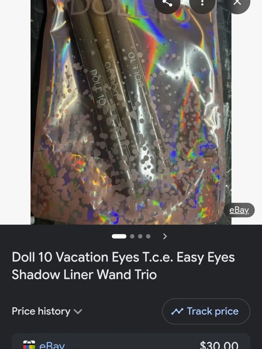 Doll10 Easy Eyes Shadow Liner Trio — Light Taupe, Warm Caramel, Deep Chocolate